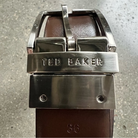 Men’s Ted Baker reversible belt brown and tan size 36 - Picture 14 of 14